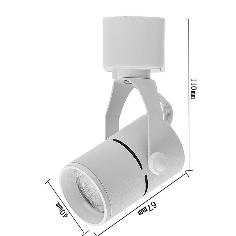 Spot para Trilho Nordecor Classic Mini Dicroica MR11 GU10 Branco Ø40x67mm 6415