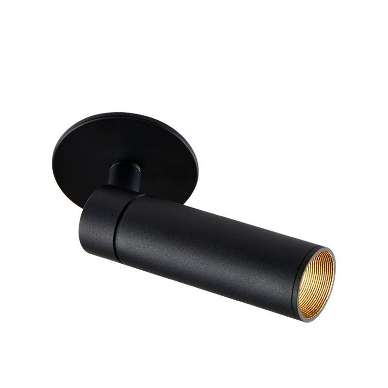 Spot Embutir Nordecor Blet 5 watts 24° IP20 3000K Preto Bivolt Ø30x100mm 6338

