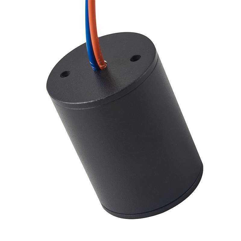 Mini Spot Sobrepor Nordecor Klor M Redondo 3 watts 3000K 24° Preto Ø35x45mm Bivolt 6590
