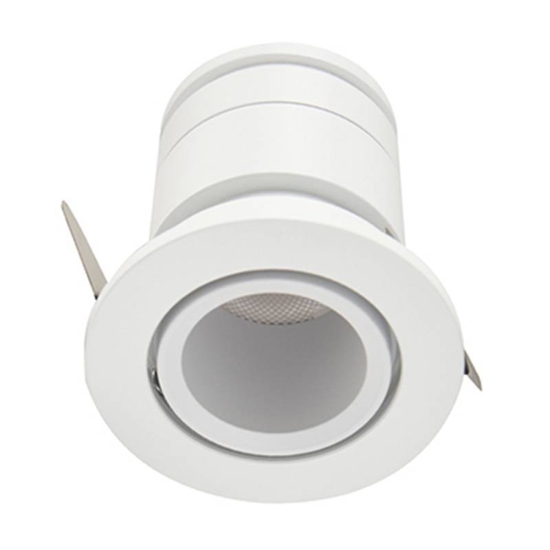 Embutido Nordecor Lun 5 watts 2700K 24° Branco Ø52x50x45mm IRC90 Bivolt 6504