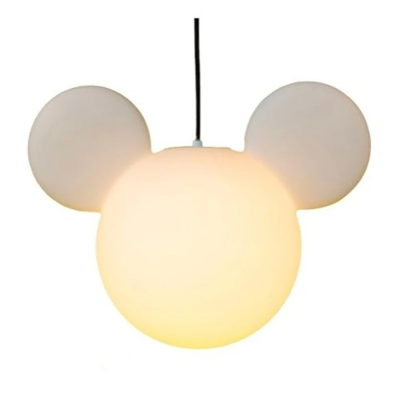 Pendente USARE Mickey 1L E27 330x430x250mm Branco