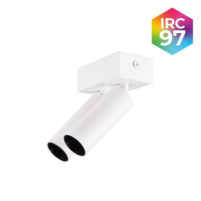 Spot Sobrepor Nordecor Kona Sof 6 watts 2700K 24° Branco Ø30x110mm IRC97 Bivolt 6585