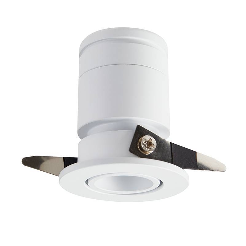 Embutido Nordecor Lun 3 watts 2700K 24° Branco Ø42x53x35mm IRC90 Bivolt 6502