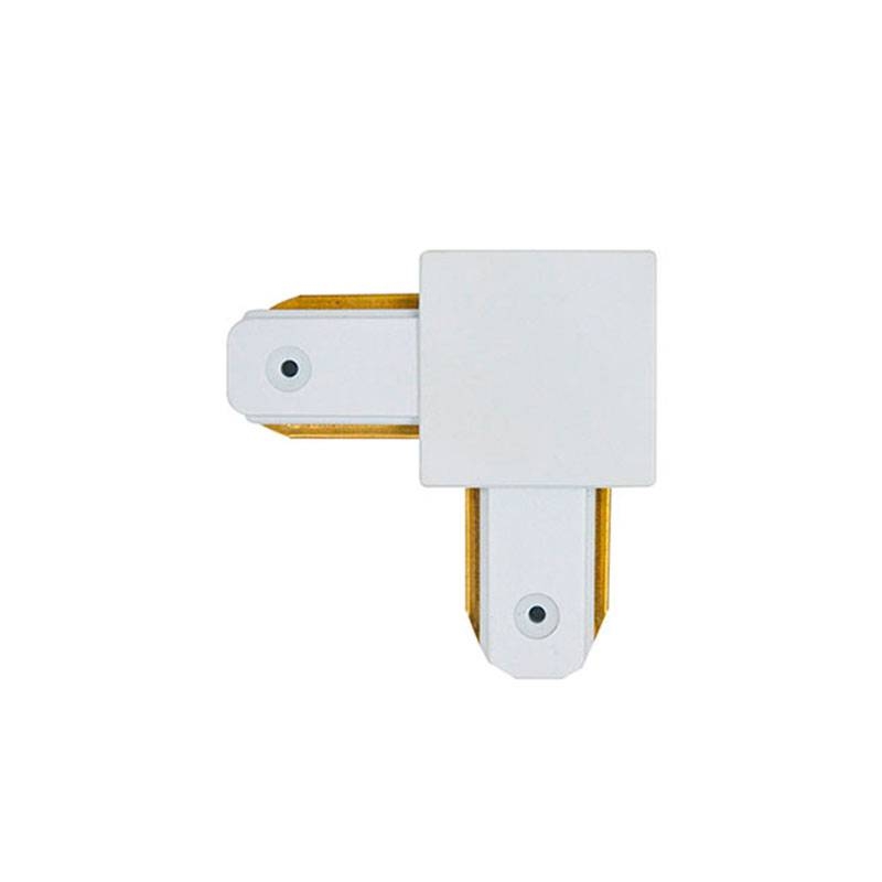 Emenda de Trilho Sobrepor L Nordecor Branco 65x35x14mm 6070