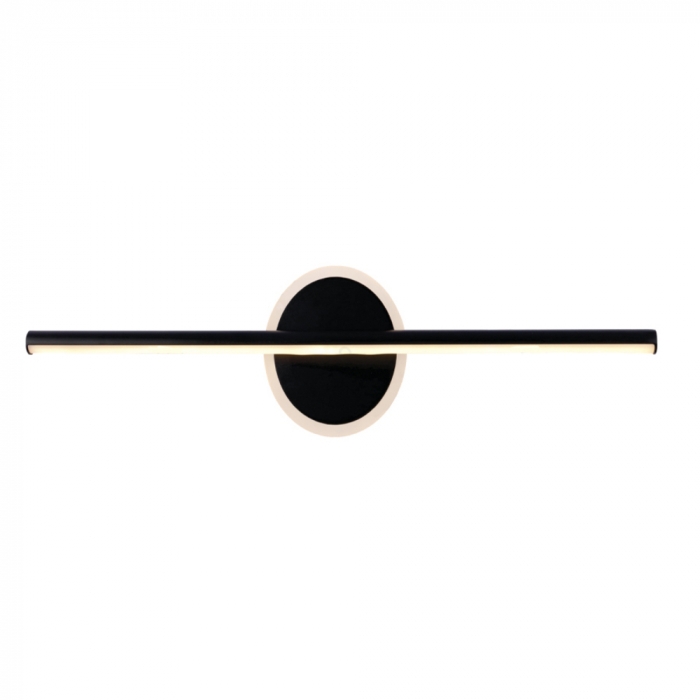 Arandela Sindora 15 watts 3000K Metal Preto e Silicone 140x600mm QB05426
