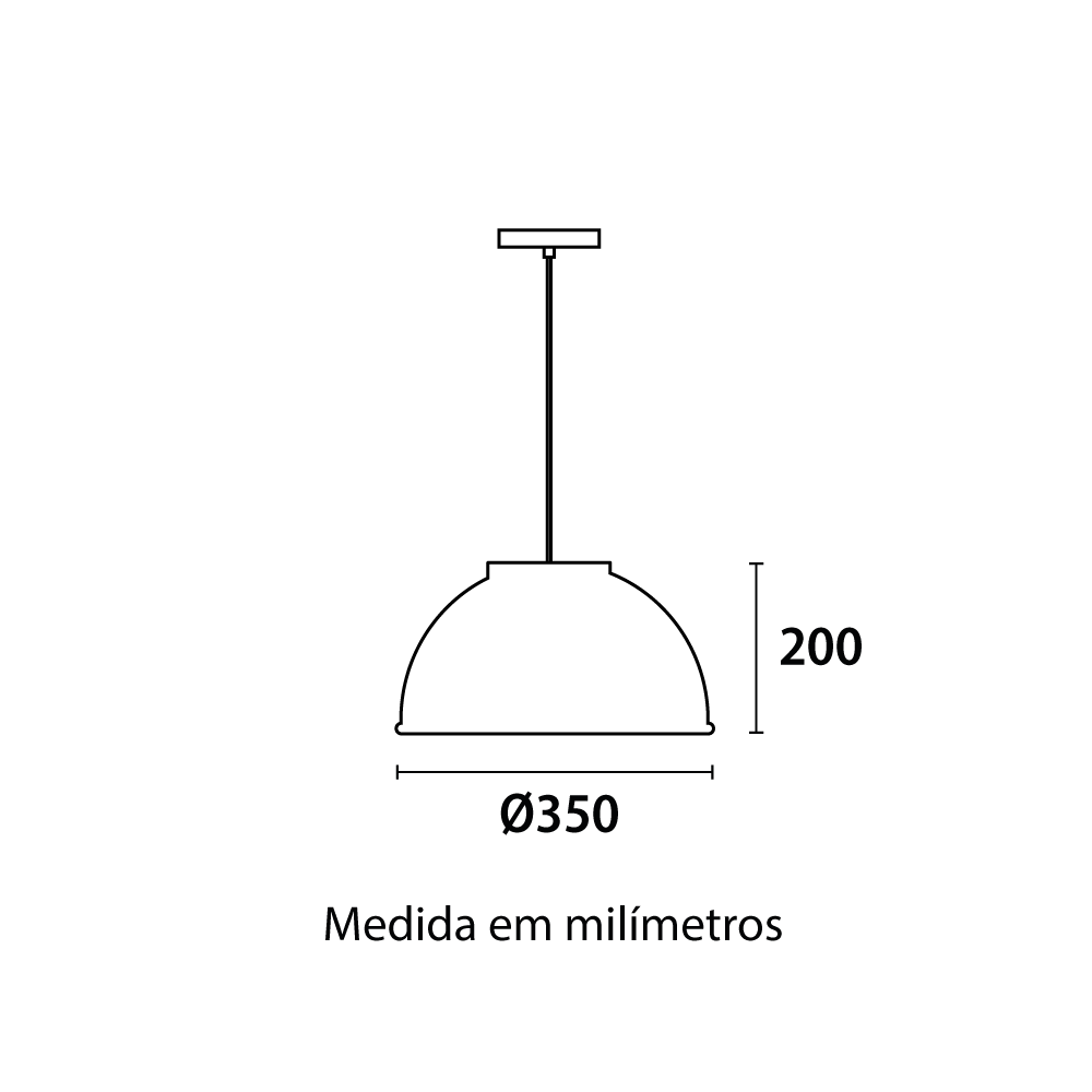 Pendente Blumenau Bali Cesto Vime 1L E27 Ø350x200mm 853010.08