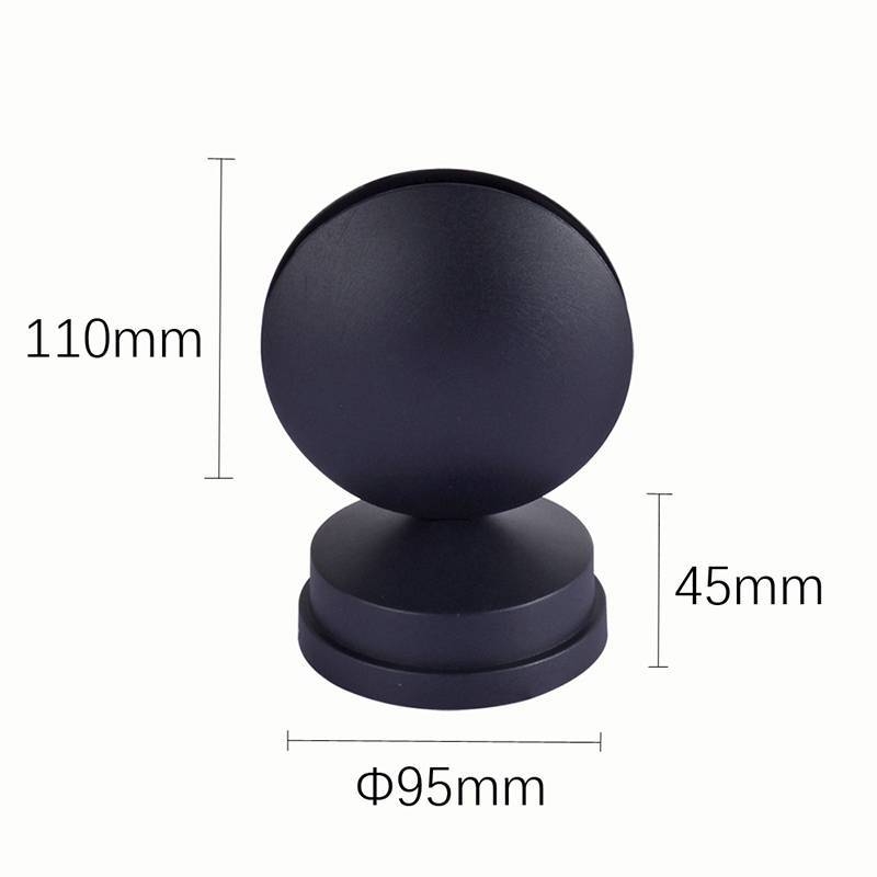 Spot Sobrepor Nordecor Auster 10° 6 watts 3000K Preto Ø95x155mm 6430