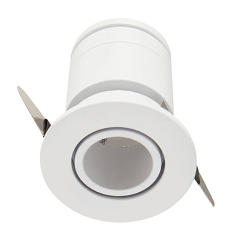 Embutido Nordecor Lun 3 watts 2700K 24° Branco Ø42x53x35mm IRC90 Bivolt 6502