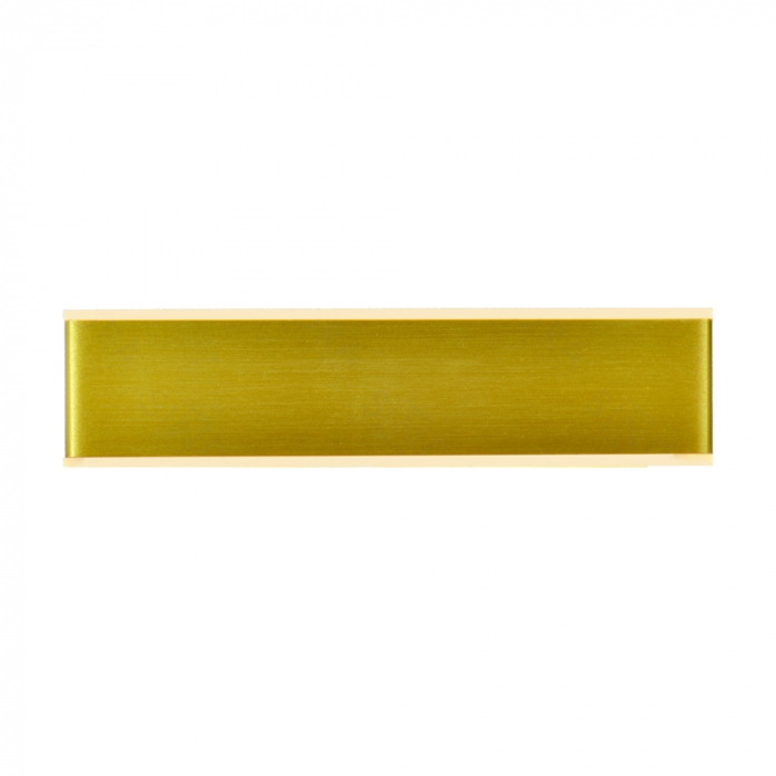 Arandela Sindora 12 watts 3000K Metal Escovado Dourado e Acrílico 310x750mm DCB03232


