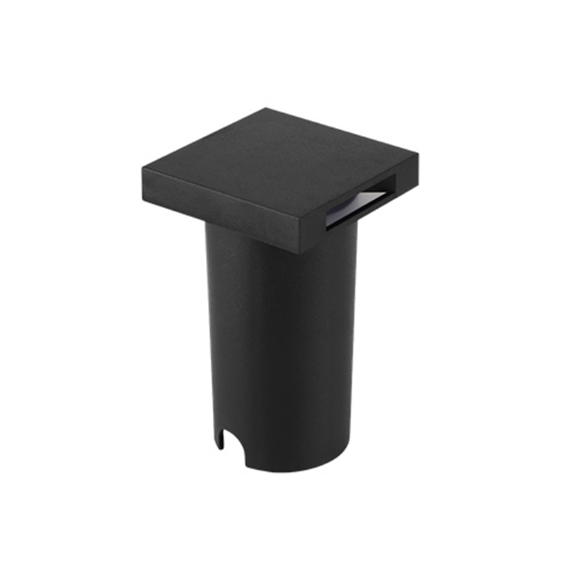 Embutido de Solo Nordecor Eran 0,5 watts IP67 3000K Preto Bivolt 55x55x90mm 6408