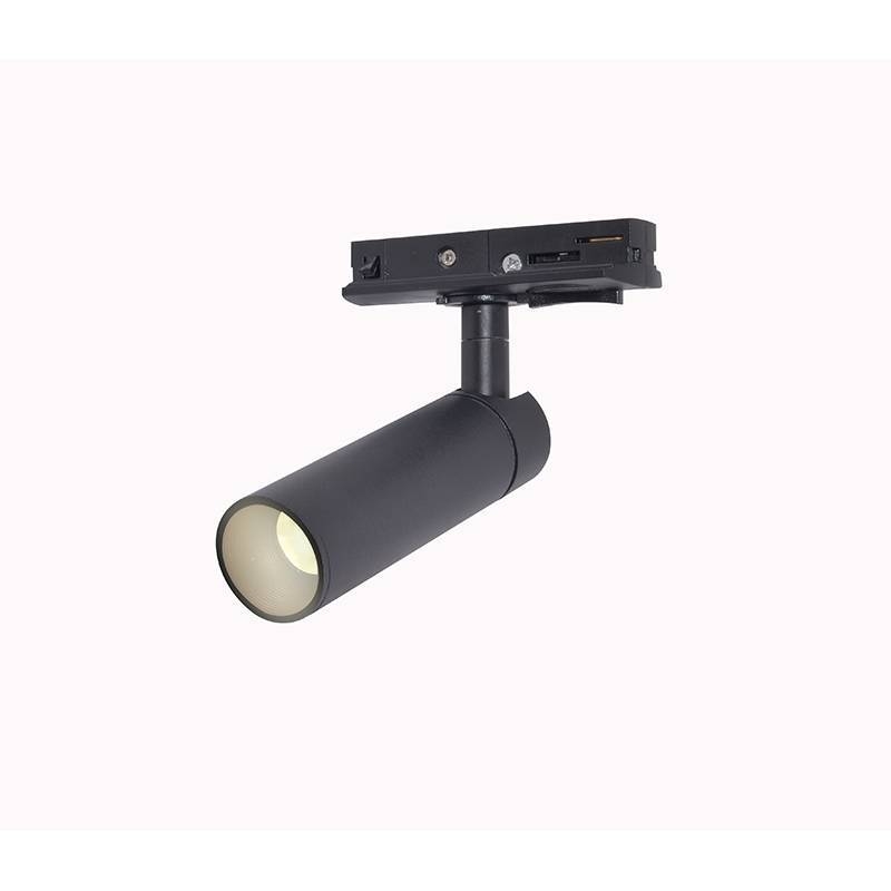 Spot para Trilho Nordecor Blet Preto 5 watts 3000K 24° Ø30x100mm 6396