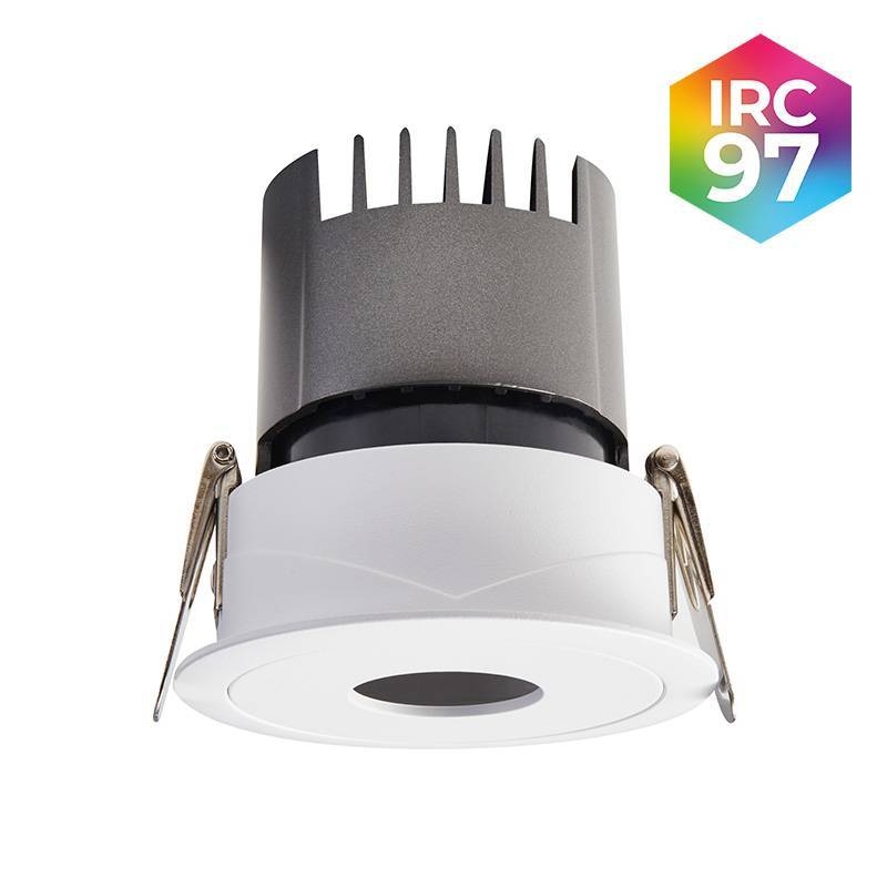 Embutido Nordecor Zaon 10 watts 2700K 24° Branco Ø85x85x75mm IRC97 Bivolt 6514