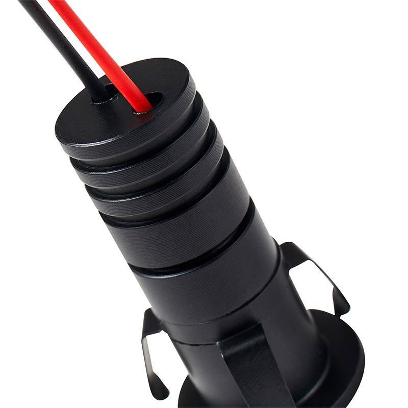 Embutido Nordecor Noa Ini 1 watts 2700K 24° Preto Ø22x40x18mm IRC90 Bivolt 6501