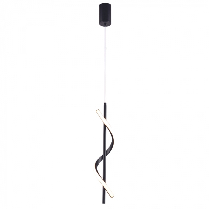Pendente Sindora 10 watts 3000K Metal Preto e Silicone 400x120x120mm QD05304


