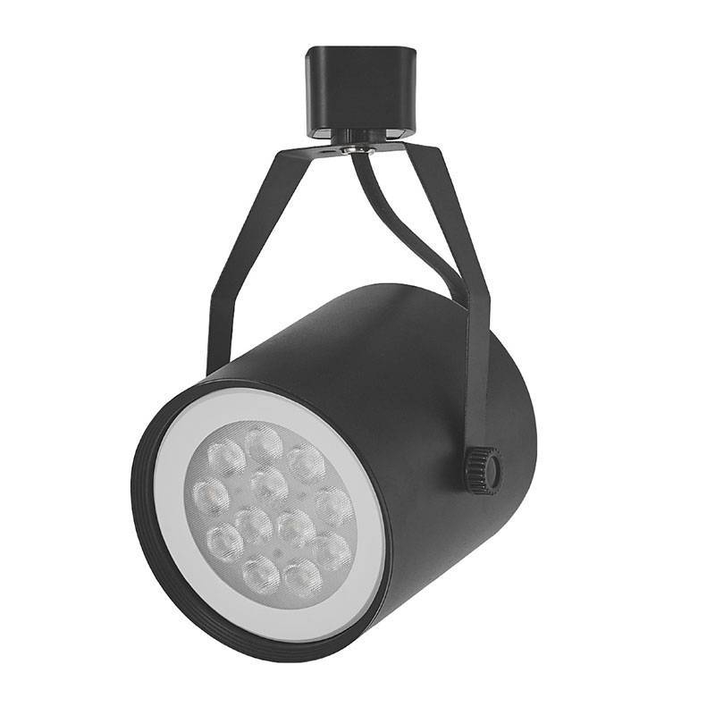 Spot para Trilho Nordecor Lille Preto PAR30 Recuado (CDMR) Ø103x142mm 6321