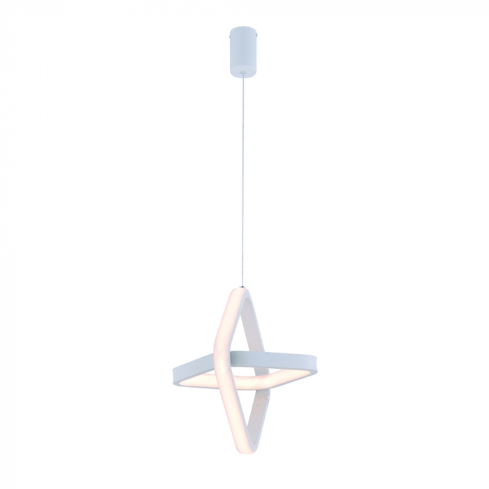 Pendente Sindora 24 watts 3000K Metal Branco Silicone 200mm DCD03204
