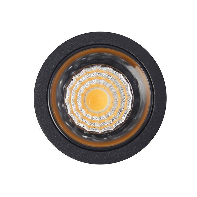 Mini Spot Sobrepor Nordecor Klor M Redondo 3 watts 3000K 24° Preto Ø35x45mm Bivolt 6590