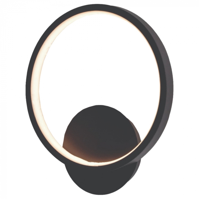 Arandela Sindora 14 watts 3000K Metal Preto e Silicone 250x220mm DCB03052

