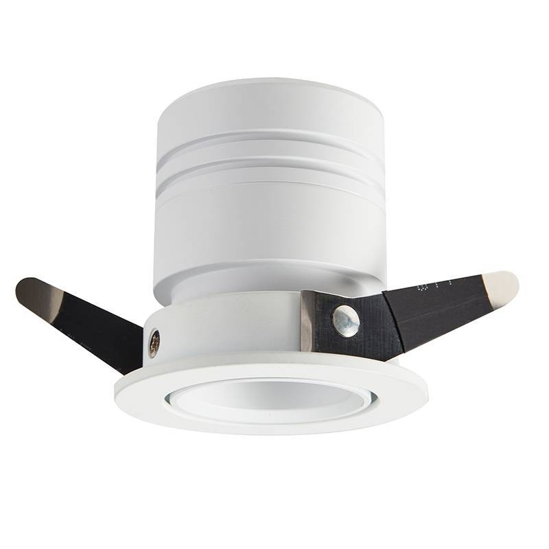 Embutido Nordecor Lun 10 watts 2700K 24° Branco Ø62x55x55mm IRC90 Bivolt 6506
