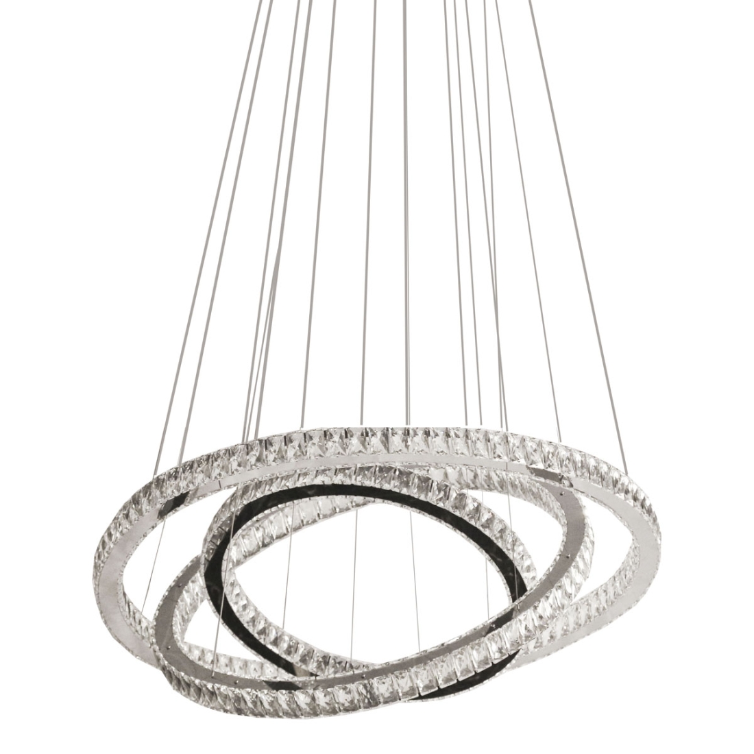 Pendente DNA Lustres Três Alianças 69 watts 3000K Ø800/600/400mm ALR-80-3