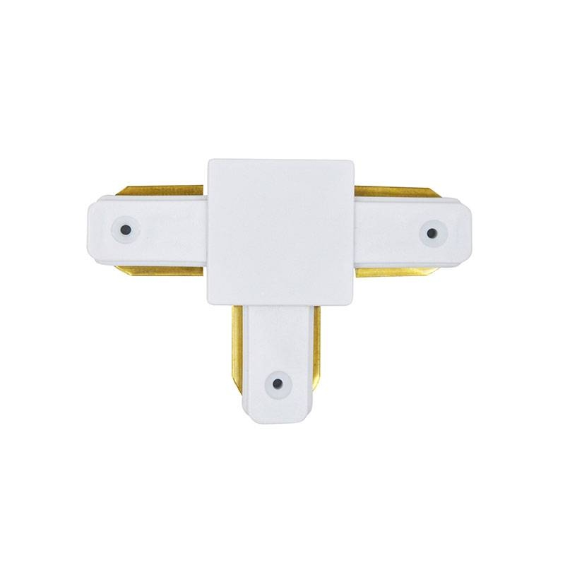 Emenda de Trilho Sobrepor T Nordecor Branco 94x35x14mm 6066