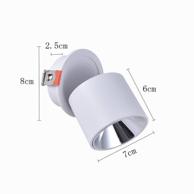Spot Embutir Nordecor Alny 10 watts 36° IP20 3000K Branco Bivolt Ø70x60mm 6383