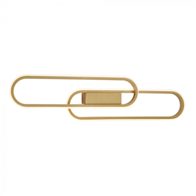 Arandela Sindora 38 watts 3000K Metal Dourado 600x150mm DCB03071

