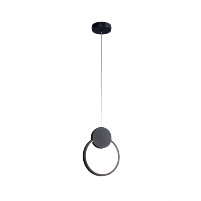 Pendente Sindora 12 watts 3000K Metal Preto e Silicone 260x200mm DCD03096

