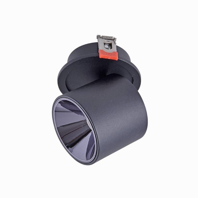 Spot Embutir Nordecor Alny 10 watts 36° IP20 3000K Preto Bivolt Ø70x60mm 6384