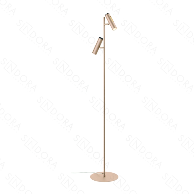 Coluna Sindora 10 watts 3000K Metal Dourado e Acrílico Ø250x1430mm DCD01833
