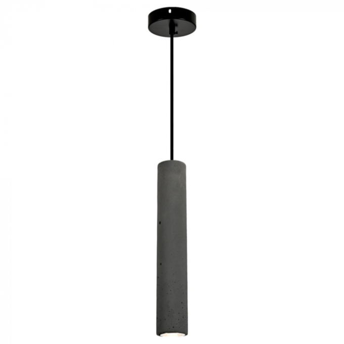 Pendente Sindora 5 watts 3000K Metal e Concreto Cinza Ø60x300mm DCD04078