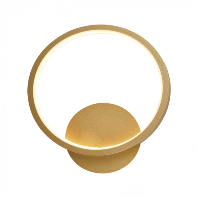 Arandela Sindora 13 watts 3000K Metal Dourado e Silicone 220x240mm QB05417

