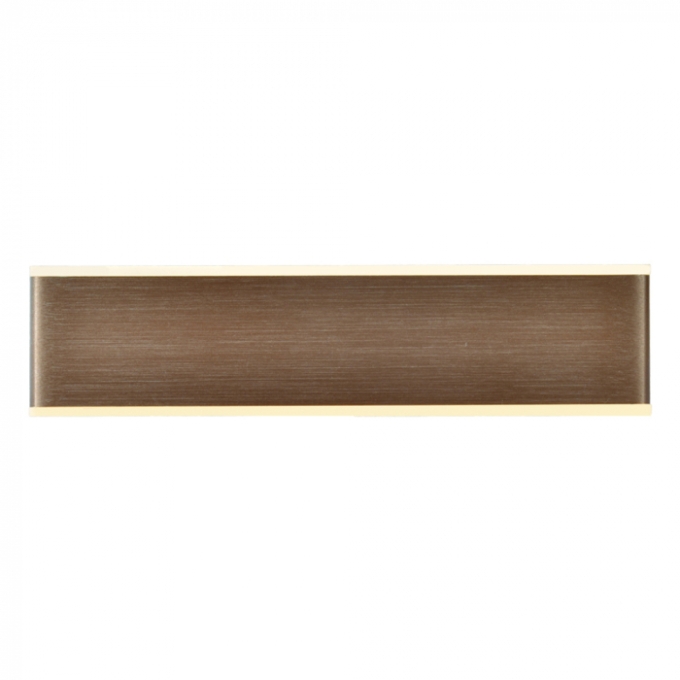 Arandela Sindora 12 watts 3000K Metal Escovado Marrom e Acrílico 310x750mm DCB03234

