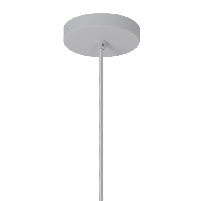 Pendente Blumenau Gaia Aço Branco e Fio de Algodão  Cru 1L E27 Ø530x240mm 875900-71