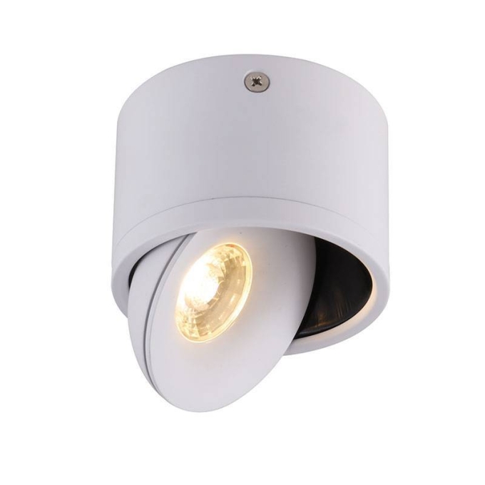 Spot Sobrepor Nordecor Skel 7 watts 24° 3000K Branco Ø90x100mm 6316