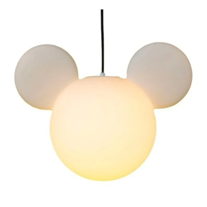 Pendente USARE Mickey 1L E27 330x430x250mm Branco