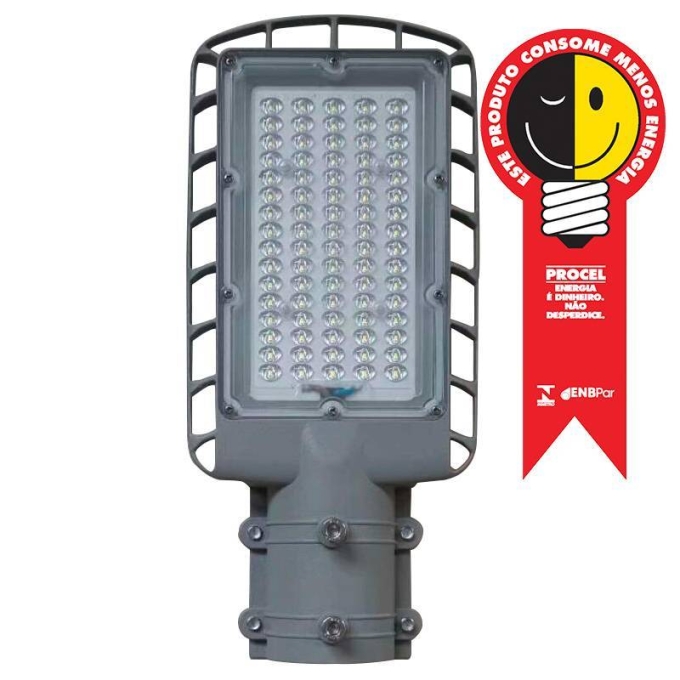 Luminária Publica para Poste Nordecor Galy 7P/Base 70 watts 5000K IP66 Bivolt 434x186x85mm 5063