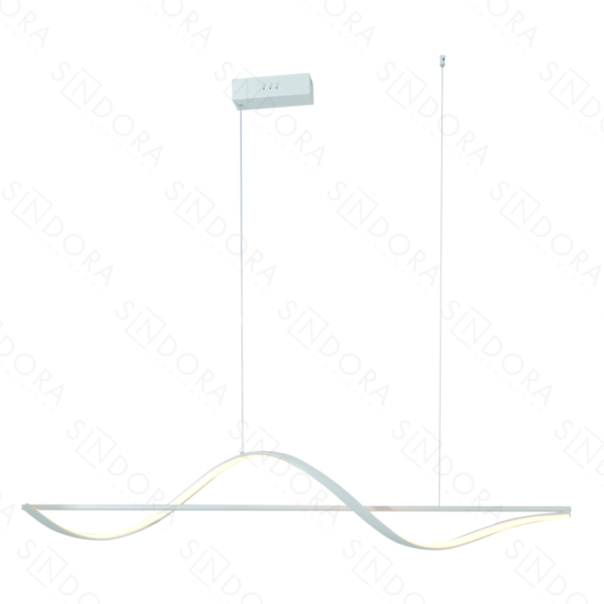 Pendente Sindora 30 watts 3000K Alumínio Branco e Silicone 1200mm QD05379