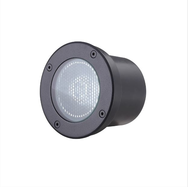 Embutido de Solo Nordecor Venna Of 15 watts 24° 3000K IP67 Preto Ø120x87mm 6423