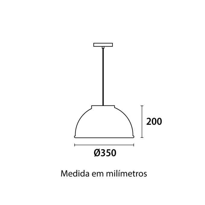 Pendente Blumenau Bali Cesto Vime 1L E27 Ø350x200mm 853010.08