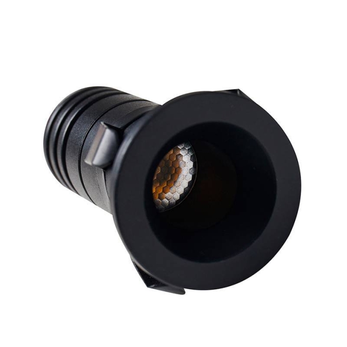 Embutido Nordecor Noa 1 watts 2700K 38° Preto Ø22x40x18mm IRC90 Bivolt 6499