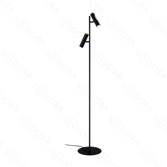 Coluna Sindora 10 watts 3000K Metal Preto e Acrílico Ø250x1430mm DCD01832
