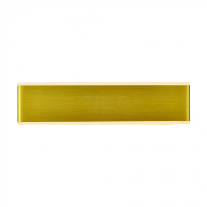 Arandela Sindora 12 watts 3000K Metal Escovado Dourado e Acrílico 310x750mm DCB03232

