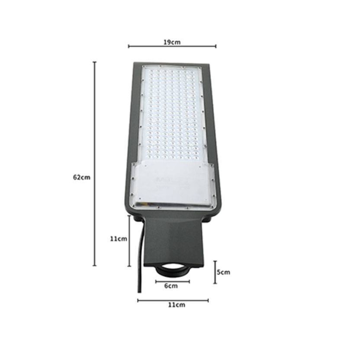 Luminária para Poste Nordecor 150 watts 5000K IP65 Bivolt 620x190x50mm 5003