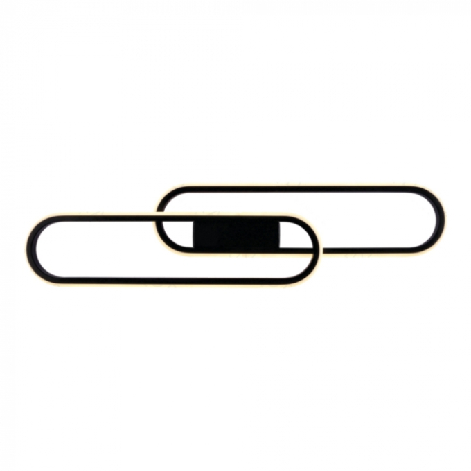 Arandela Sindora 38 watts 3000K Metal Preto 600x150mm DCB03072

