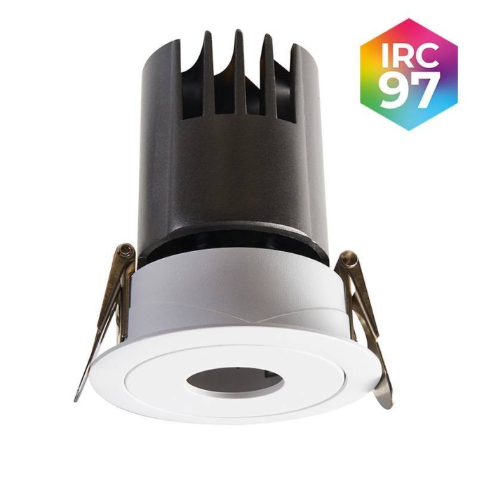Embutido Nordecor Zaon 7 watts 2700K 24° Branco Ø65x80x55mm IRC97 Bivolt 6512