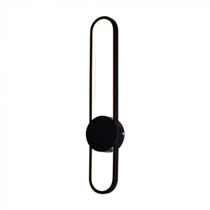 Arandela Sindora 25 watts 3000K Metal Preto e Silicone 600x100mm DCB03245
