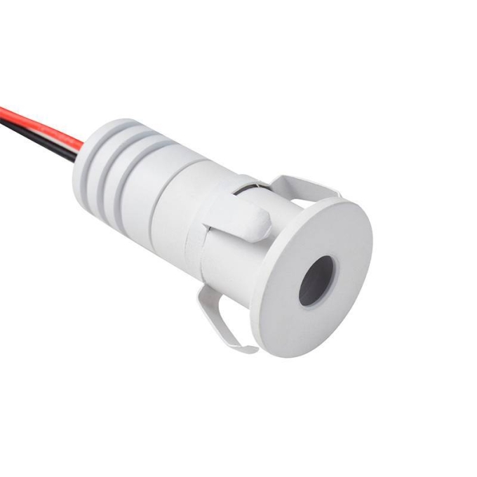 Embutido Nordecor Noa Ini 1 watts 2700K 24° Branco Ø22x40x18mm IRC90 Bivolt 6500
