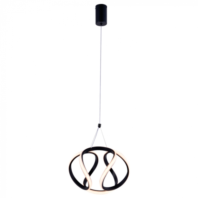 Pendente Sindora 39 watts 3000K Metal Preto e Silicone 200mm QD05394