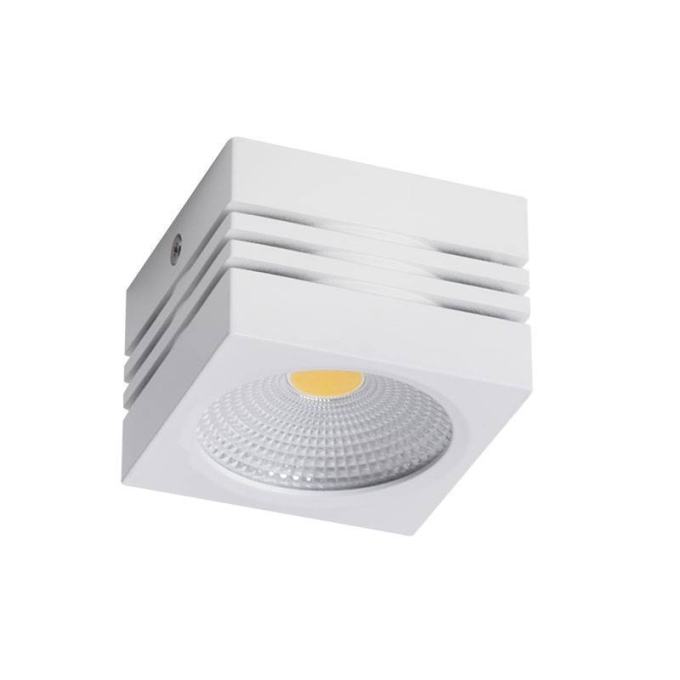 Spot Sobrepor Nordecor Viena 10 watts 3000K Branco 60x80x80mm 6142